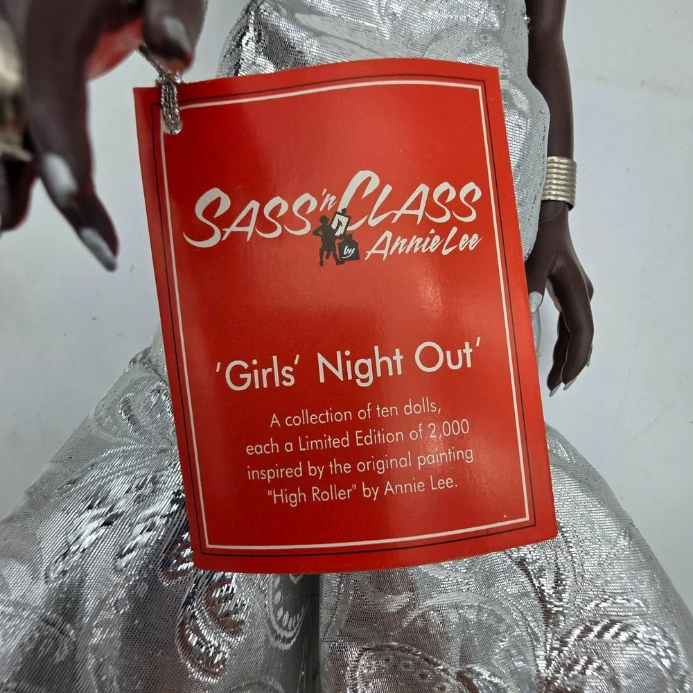 Annie Lee Sass n' Class Silver Collectible Girls Night Out Fashion Doll #6409